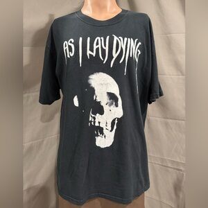 Vintage As I Lay Dying Shirt Black size Large